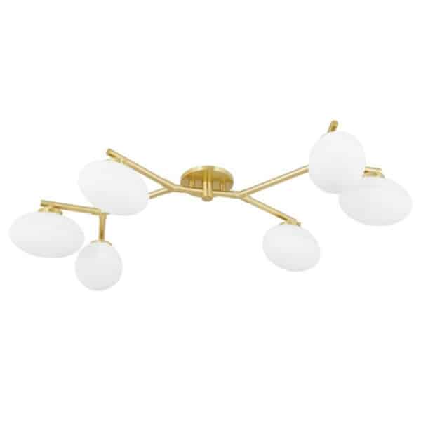 Wagner Six Light Semi Flush