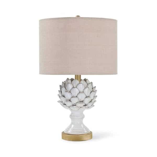Leafy Artichoke Ceramic Table Lamp
