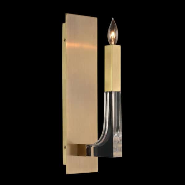 Acrylic and Metal Wall Sconce