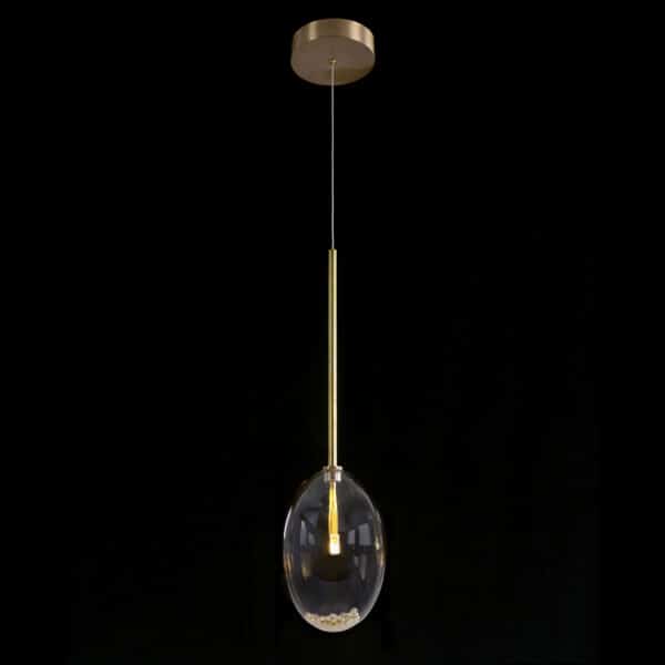 Echo Glass Globe Single Droplight