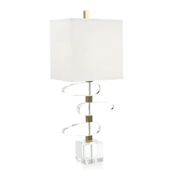 Asymmetrical Crystal Table Lamp