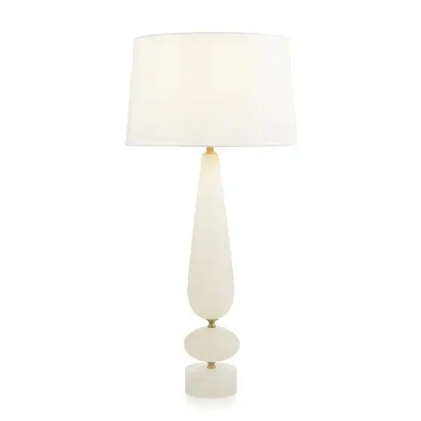 Balust Alabaster Table Lamp