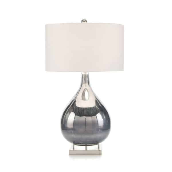 Smoky Blue Table Lamp