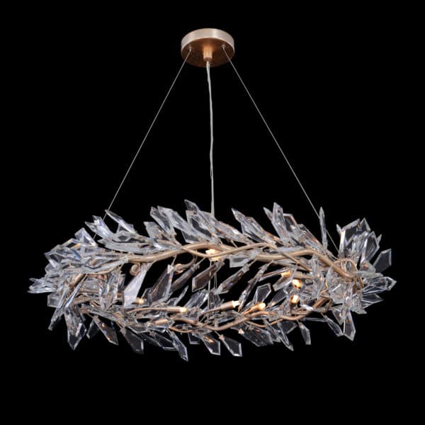 Kotta Twelve Light Cut Crystal Pendant Chandelier