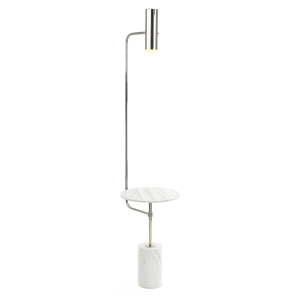 Illuminated Marble Floor Lamp