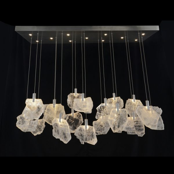 Moonlight Sonata 29 Light Selenite Chandelier