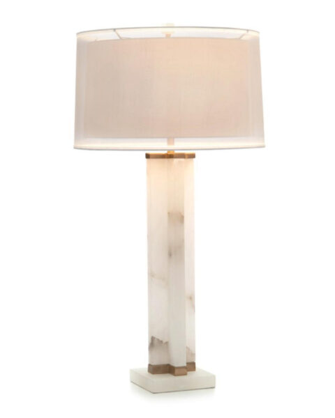 Alabaster Cross Table Lamp