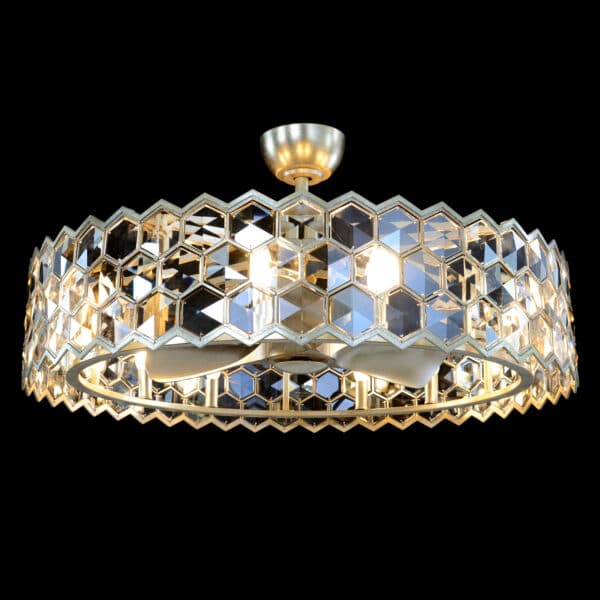 Arregio Large Chandelier with Fan