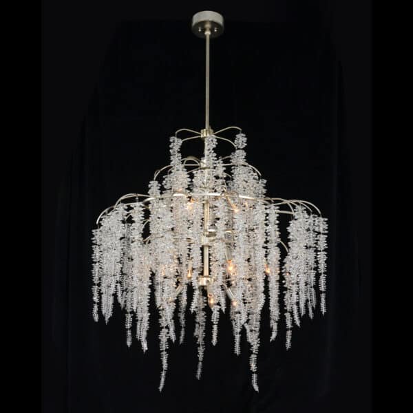 Cascading Crystal Twelve Light Chandelier