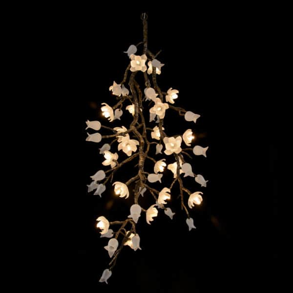 Churippu Magnolia & Tulip 21 Light Chandelier