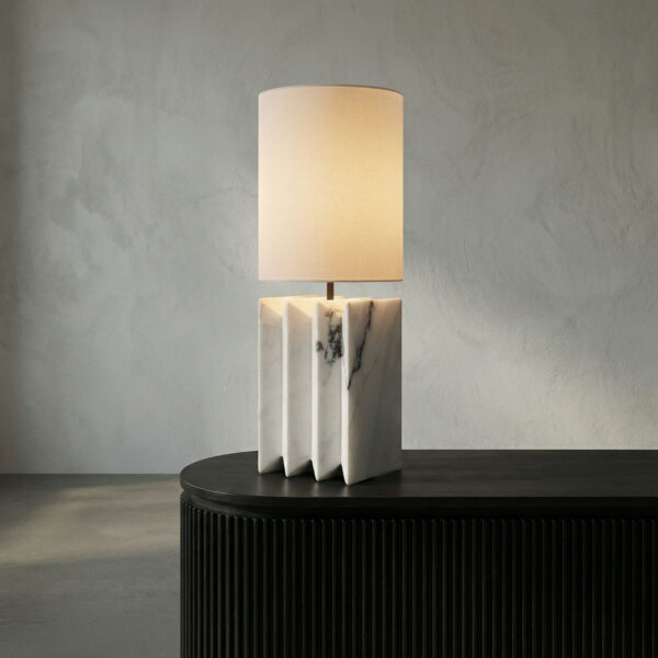 Jman Lamp with Silk Shade