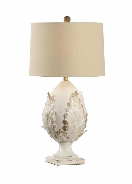 Cream Artichoke Lamp
