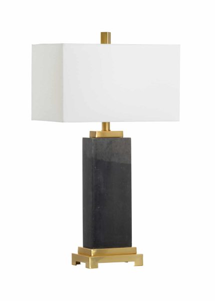Black Kennedy Marble Lamp