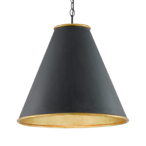 Pierrepont Large Black Pendant