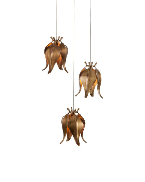 Iota Three Light Multi-Drop Pendant