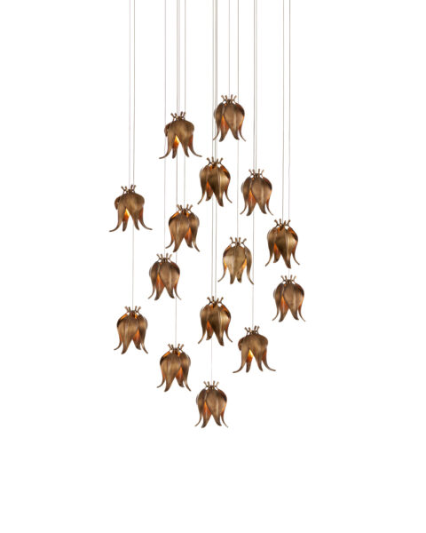Iota Fifteen Light Multi-Drop Pendant