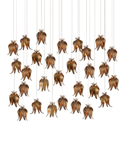 Iota Thirty Light Multi-Drop Pendant