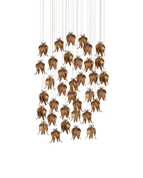 Iota Thirty Six Light Multi-Drop Pendant
