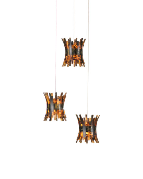Alsop Three Light Multi-Drop Pendant