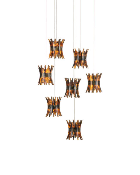 Alsop Seven Light Multi-Drop Pendant