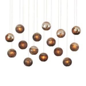 Pathos Fifteen Light Multi-Drop Pendant