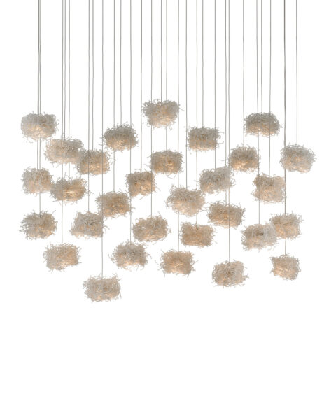 Birds Nest Thirty Light Multi-Drop Pendant
