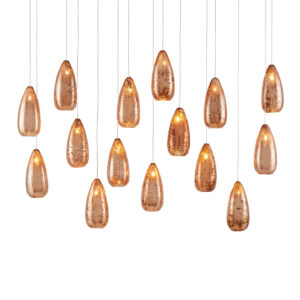 Rame Fifteen Light Multi-Drop Pendant