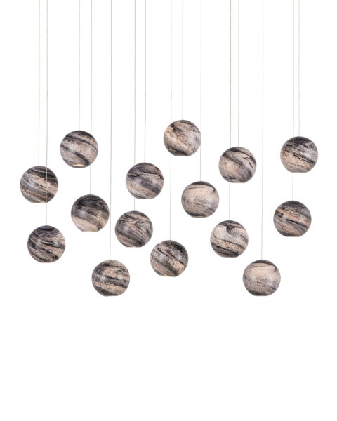 Palatino Fifteen Light Multi-Drop Pendant
