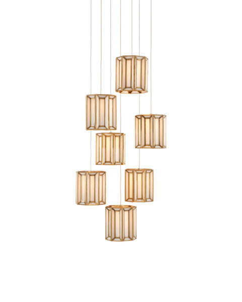 Daze Seven Light Multi-Drop Pendant