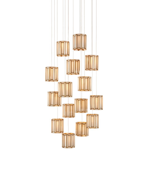 Daze Fifteen Light Multi-Drop Pendant