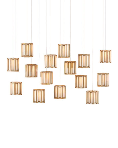 Daze Fifteen Light Multi-Drop Pendant