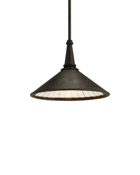 Manuscript Medium Black Pendant