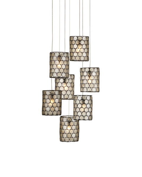 Regatta Seven Light Multi-Drop Pendant