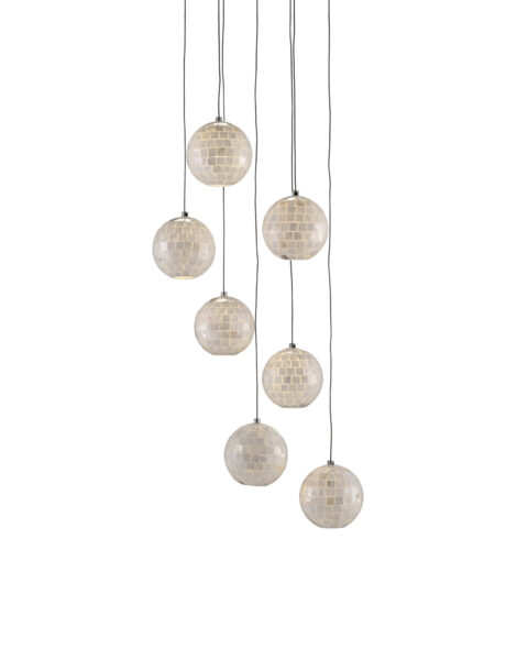 Finhorn Seven Light Multi-Drop Pendant