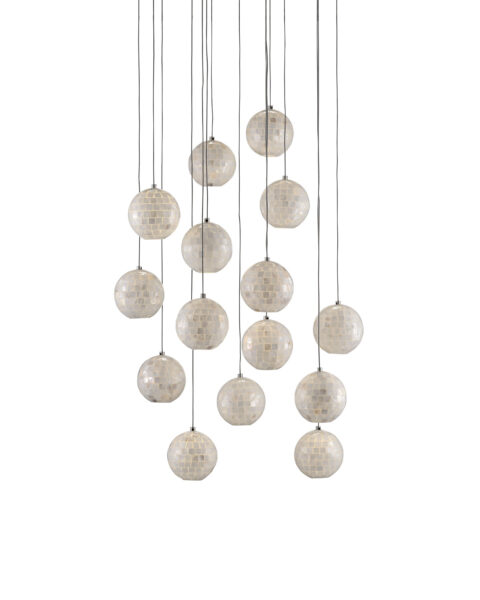 Finhorn Fifteen Light Multi-Drop Pendant