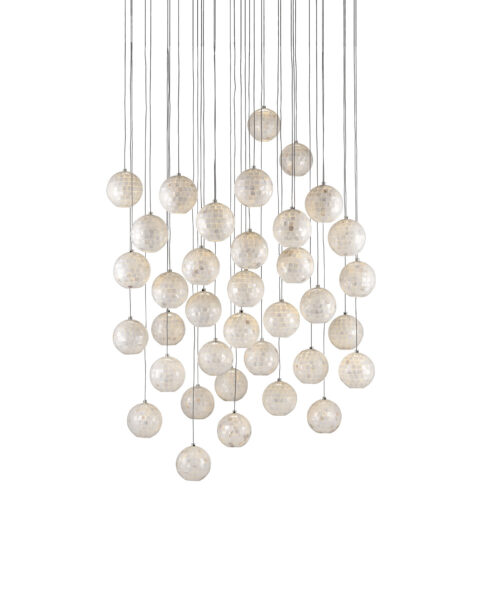 Finhorn Thirty Six Light Multi-Drop Pendant
