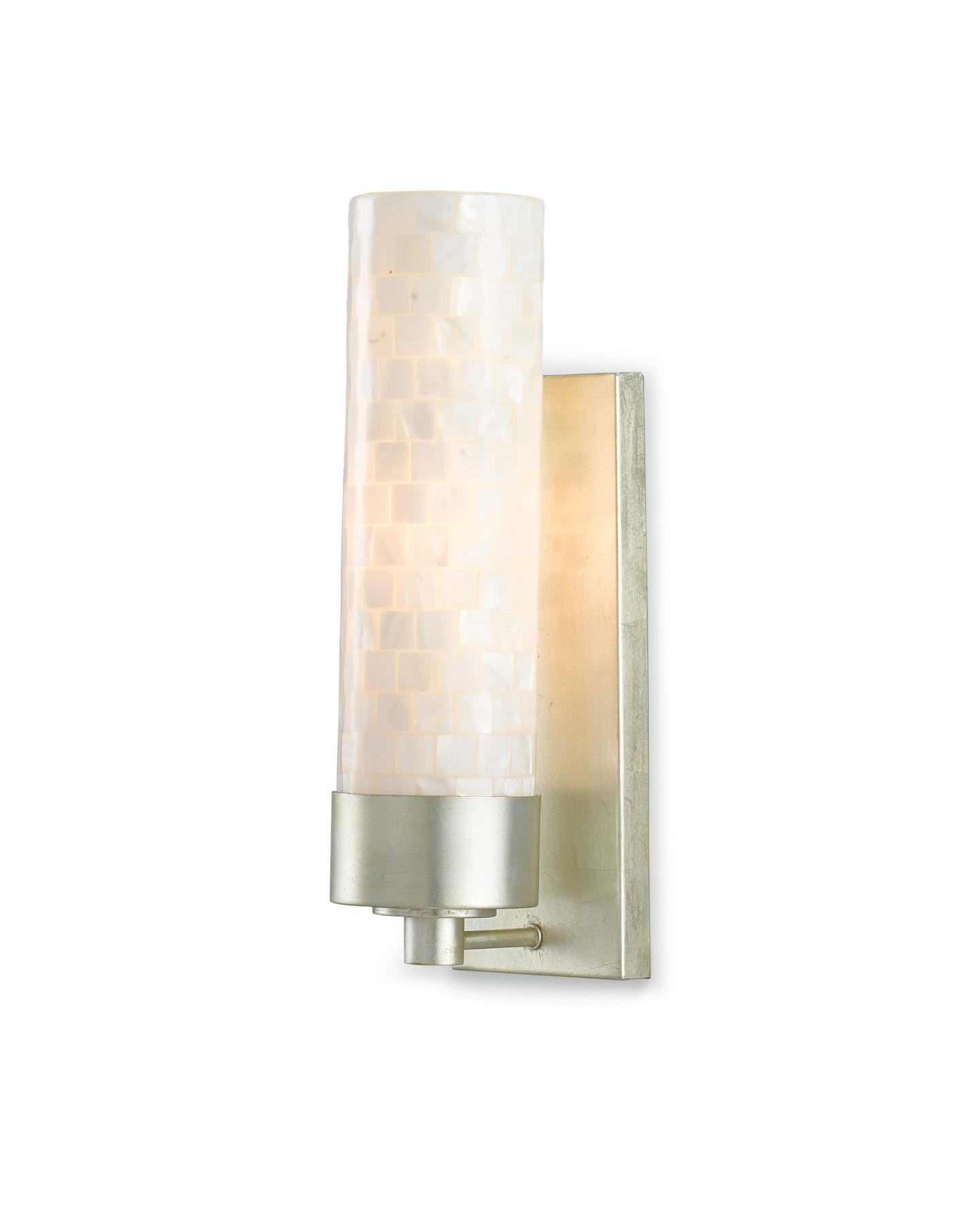 Abadan Silver Wall Sconce by Currey & Company
