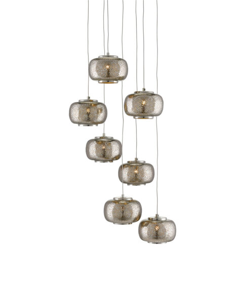 Pepper Seven Light Multi-Drop Pendant