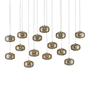 Pepper Fifteen Light Multi-Drop Pendant
