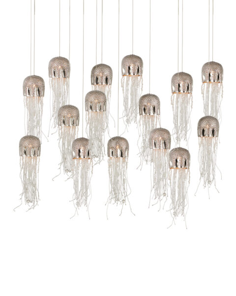 Medusa Fifteen Light Multi-Drop Pendant