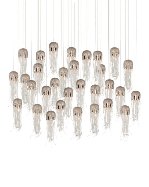 Medusa Thirty Light Multi-Drop Pendant