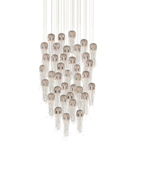 Medusa Thirty Six Light Multi-Drop Pendant