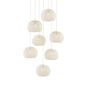 Piero Seven Light Multi-Drop Pendant