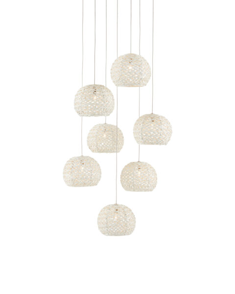 Piero Seven Light Multi-Drop Pendant