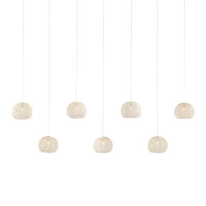 Piero Seven Light Multi-Drop Pendant
