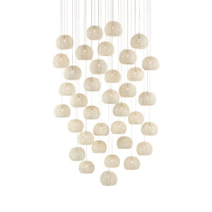 Piero Thirty Six Light Multi-Drop Pendant