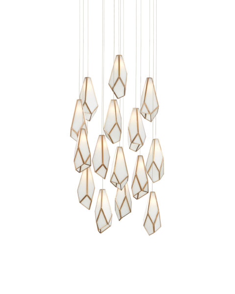 Glace Fifteen Light Multi-Drop Pendant