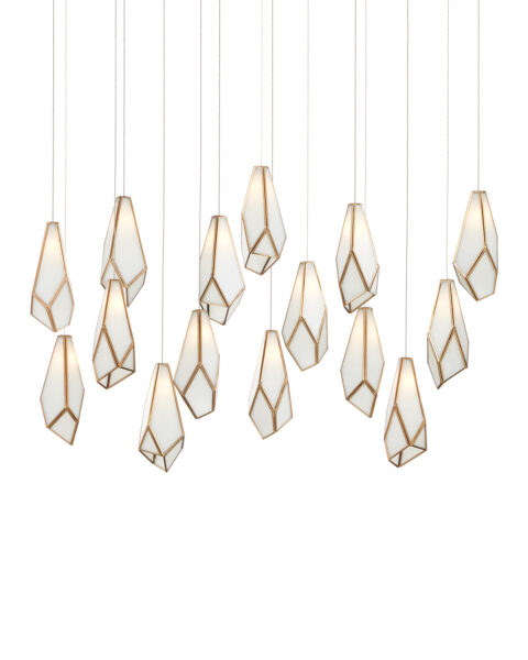 Glace Fifteen Light Multi-Drop Pendant