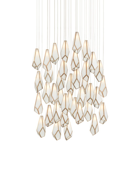 Glace Thirty Six Light Multi-Drop Pendant
