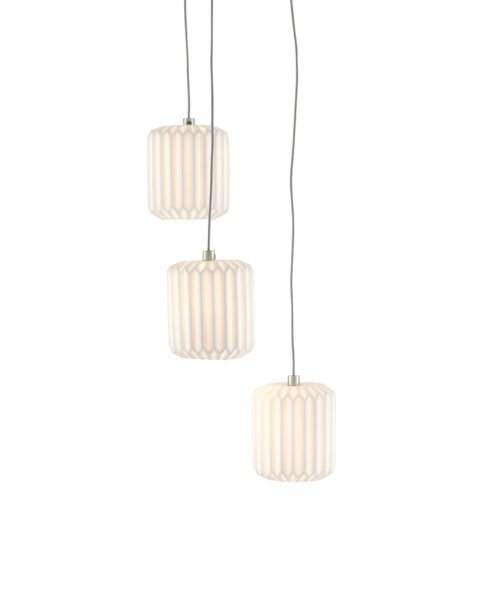 Dove Three Light Multi-Drop Pendant